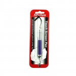 Wholesale Mini Shrinkable Stylus Touch Pen with Earphone Dust Cap (Purple)